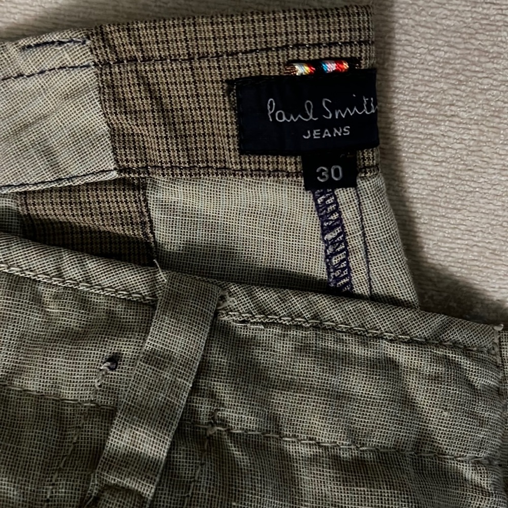 Paul Smith waist 30 inches casual 54% Linen 23% cotton and 14% wool pants.